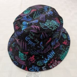 Disney Black and Blue Villains Bucket Hat